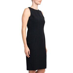 LeSuit Sheath Dress 18W Black Sleeveless Classic Career Office Coordinate